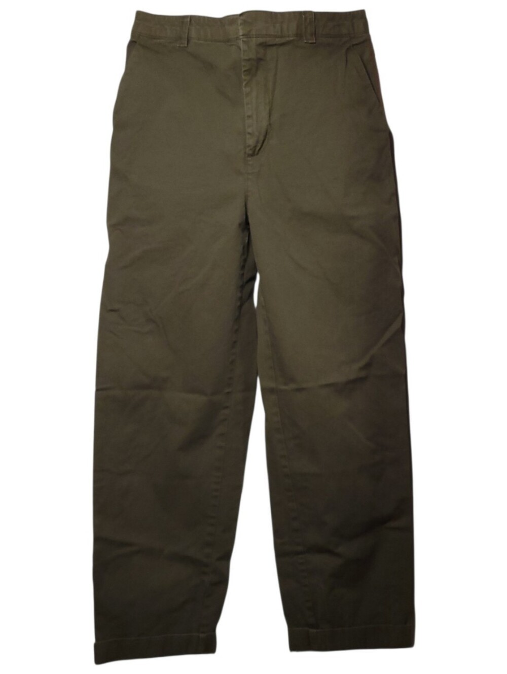 Gap Straight Up Khakis, Olive, Size 8 Tall